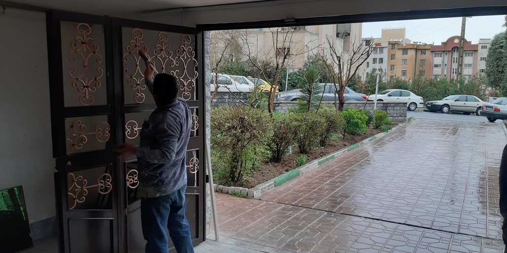 بازسازی ورودی مجتمع الهیه غرب