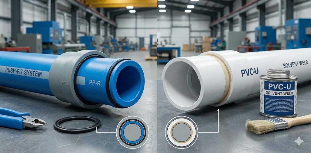 تفاوت لوله پوش‌فیت و پلیکا